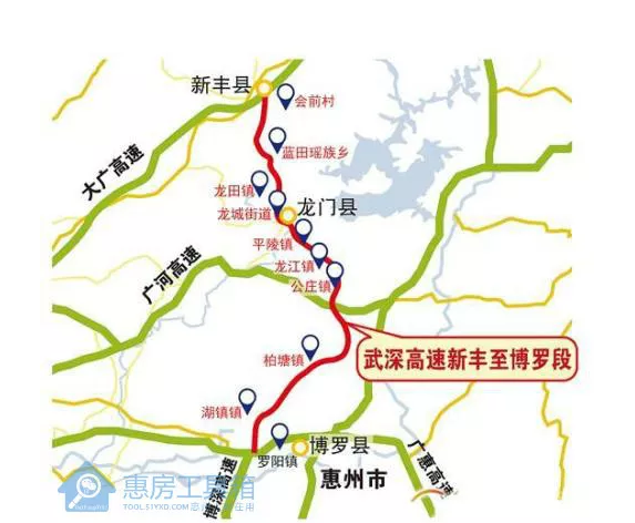 新博高速明日通车,武深高速将全线贯通惠州北上湖南3个小时!