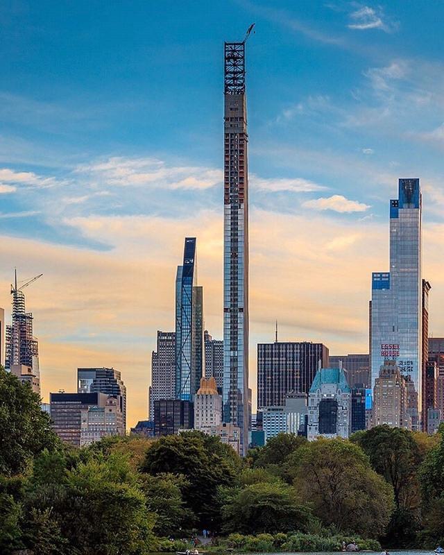 高435米!总建筑面积不到3万平方,纽约又一超高层摩天大厦将建成