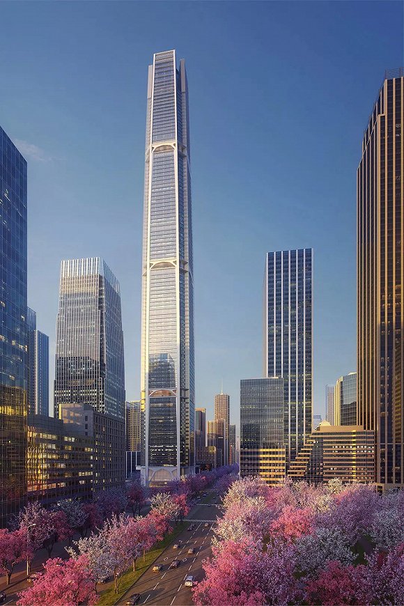 江北第一高楼重回500米核心区五大纯新盘动态曝光