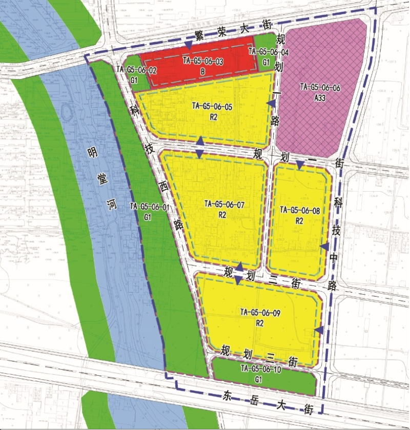 泰安最新规划公示!东岳大街以北,明堂河以东将建小区