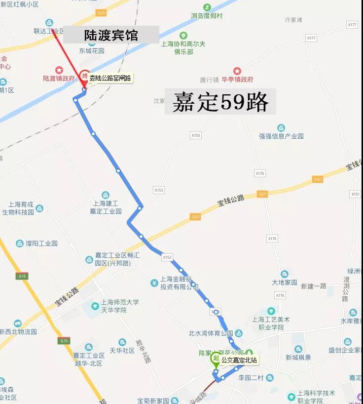 上海公交59路线路图图片