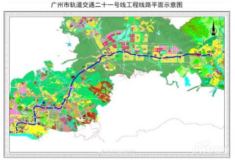 广州地铁21号线开通在即，龙湖揽境周边交通将迎来快速发展