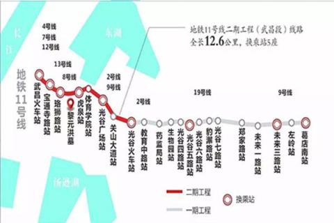 为配合武汉地铁11号线二期光谷智慧城附近的拆迁公告