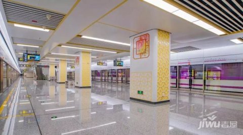 融侨悦蓉城5号线网红地铁站，皇花园站“亮了”！