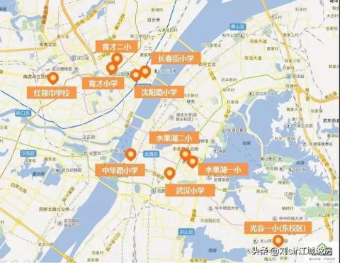 武汉十大重点小学对口的小区房价大概是多少？教育贵于一切
