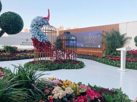 城市新封面——重庆时代中心添彩花博会