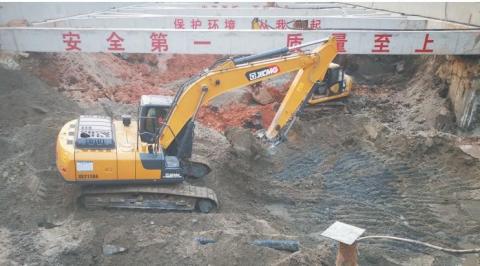 新进展！东莞地铁1号线滨江体育馆站已顺利完成深基坑开挖前条件验收