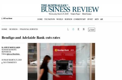 澳大利亚本迪戈和阿德莱德银行下调部分商业与房屋贷款利率
