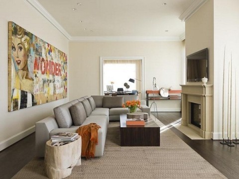 生活家居空间简约时尚的美国公寓设计(组图)