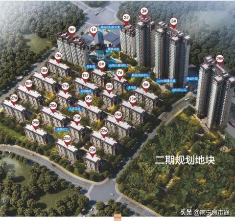 民族大道边上，南宁东扩新版图凤岭南板块的彰泰红真的红了吗？