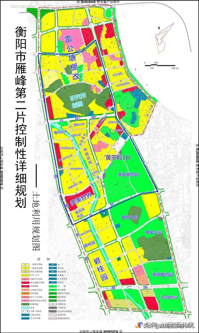 衡阳市雁峰区地图高清图片