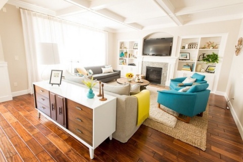 打造美式舒适居室多种木色地板扮美家(组图)