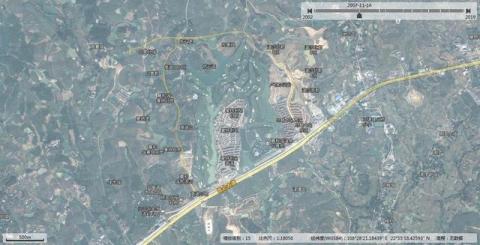 卫星图看广西南宁兴宁区嘉和城2007年—2019年的变化
