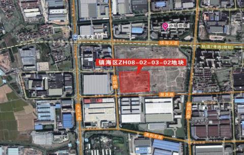 宁波镇海骆驼街道公告一宗65亩商住地，预计5月9日出让