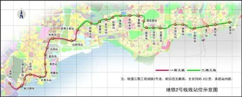 地铁一公里，深圳地铁房价揭秘--2号线篇