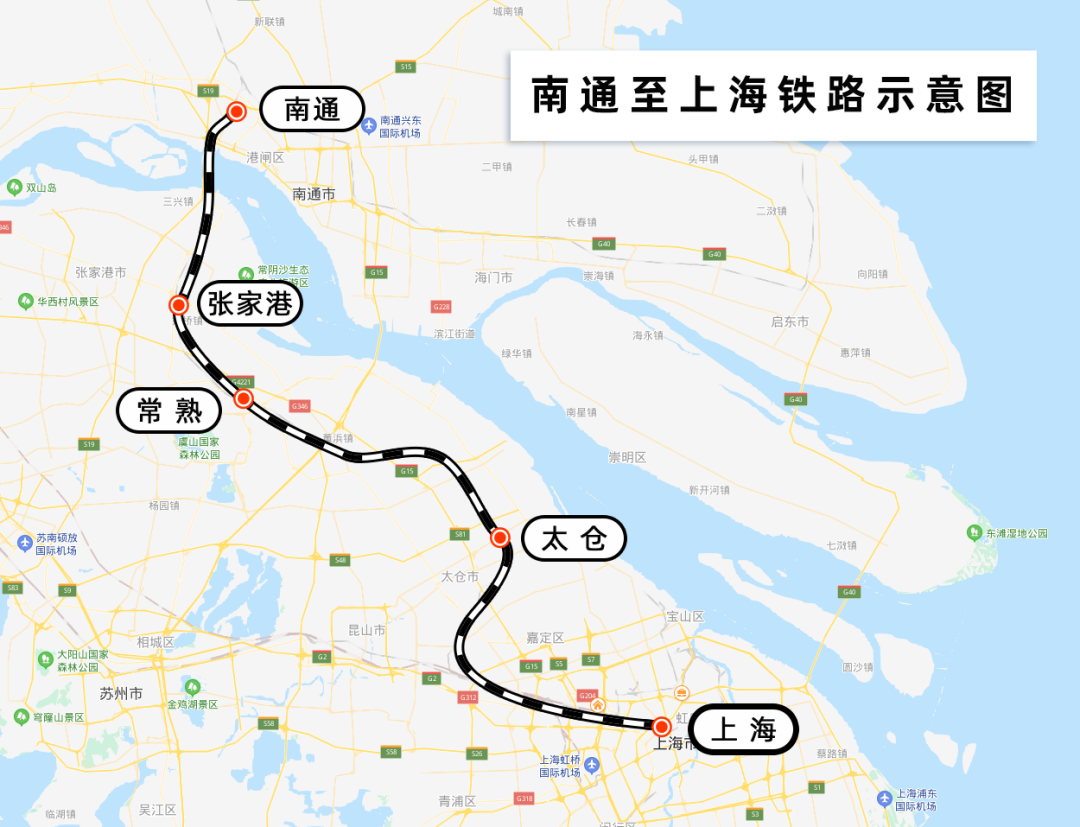 就在昨天,太仓首趟和谐号动车来了 通沪铁路是国家中长期铁路网规划
