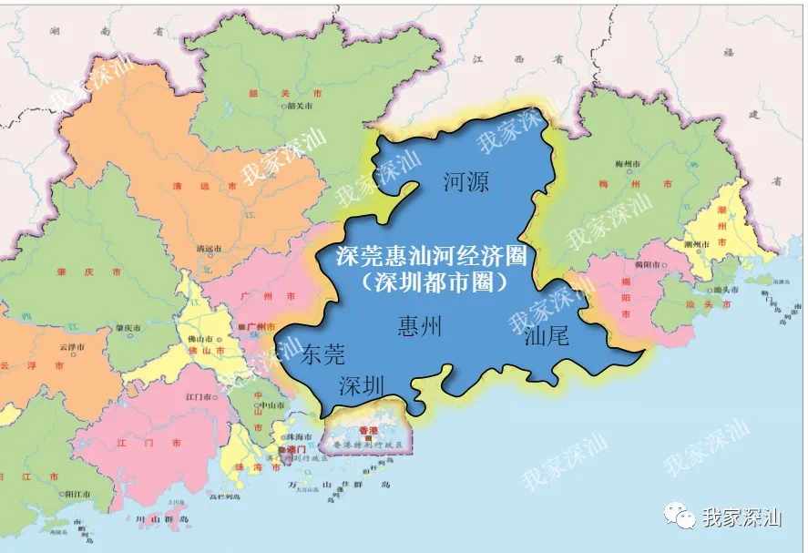 惠州河源将纳入深圳都市圈