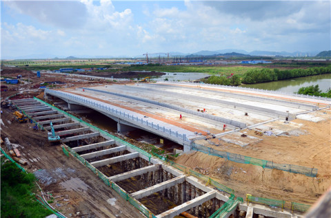 新突破!翠海道地下综合管廊项目启动桥梁下部结构施工作业