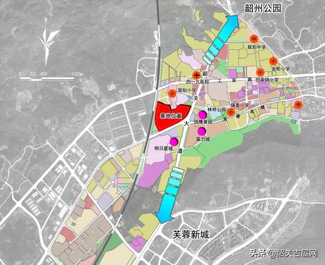 韶关新城区地图图片