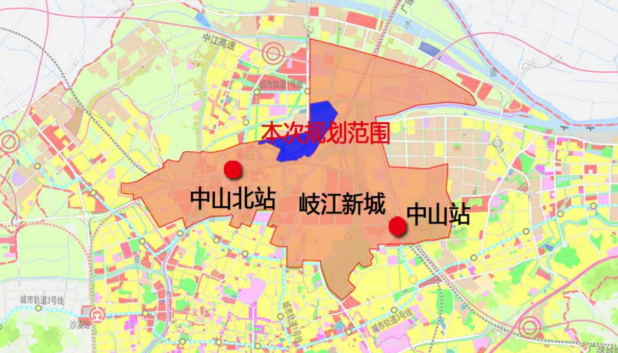 中山岐江新城规划图片