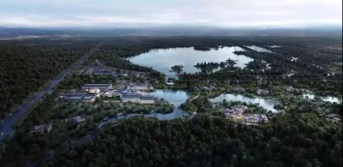 新城区大龙湖国际会议中心最新进展 预计10月交付使用