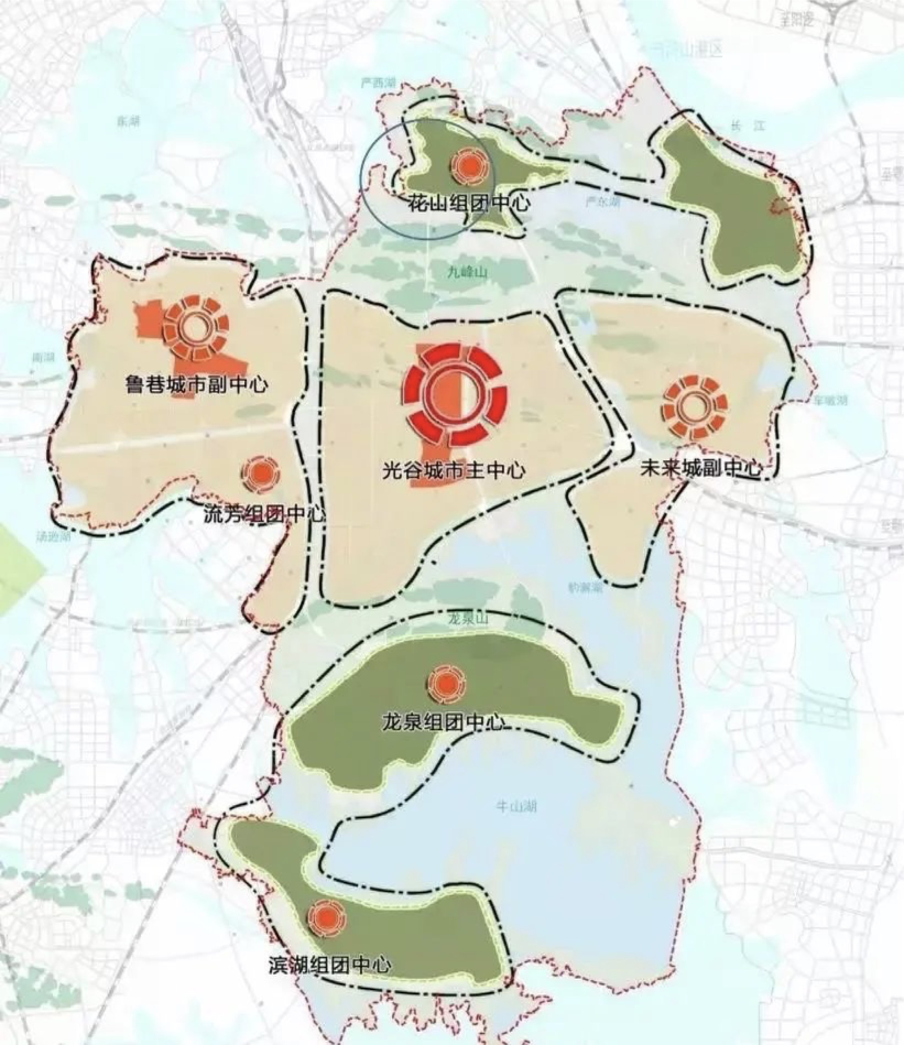 红莲湖新区划给光谷图片