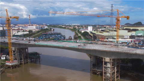 最新消息!广中江高速大魁河大桥主体结构完工