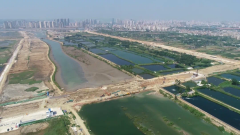 总投资37亿元 东海岸新城新溪片区市政工程启动建设