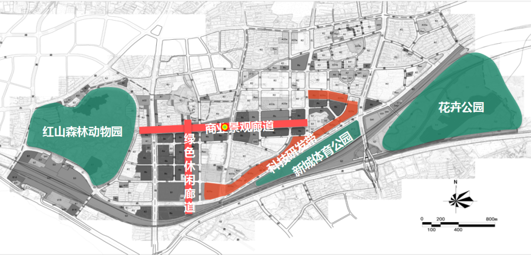 玄武新中心规划平面图图片