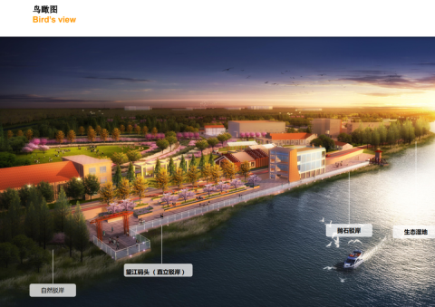 又一个沿江打卡地！海门启动建设青龙港生态绿地项目，效果图来了