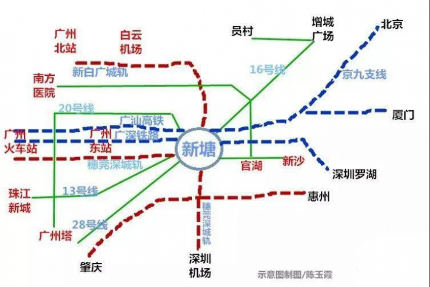 增城高铁站位置规划图图片