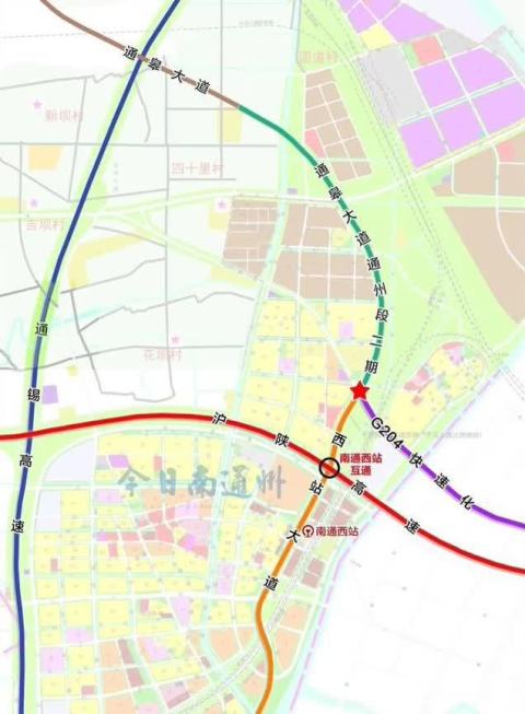 通皋大道通州段二期建成后将实现南通西站与如皋市区的快速衔接