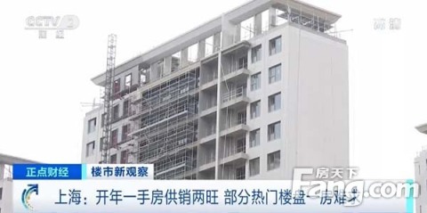 上海:开年一手房供销两旺部分热门楼盘一房难求