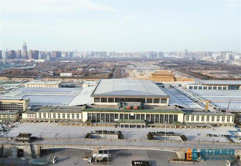 全新亮相的西安火车站迎来2022年春运