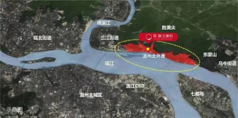 350亿 3800亩！温州版“上海北外滩”来了，C位——锦玉潮明！